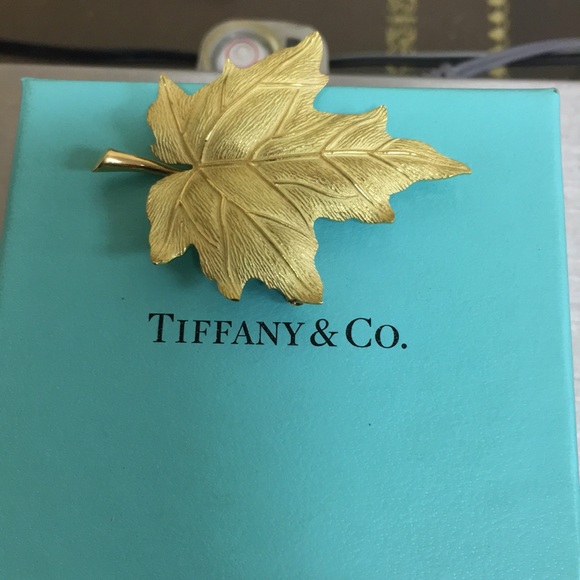 Tiffany & Co. Jewelry - authentic tiffany 18k goo brooch Tiffany &Co